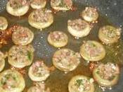 Champiñones rellenos jamón