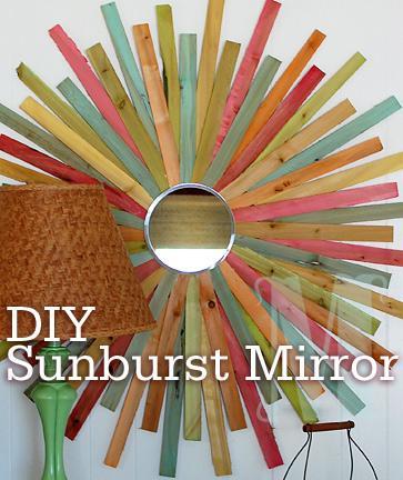 DIY SUNBURST MIRROR
