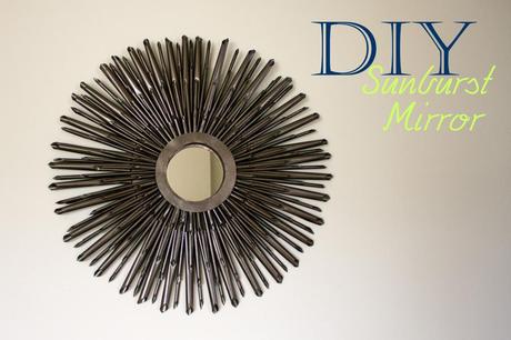 DIY SUNBURST MIRROR