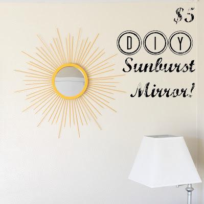 DIY SUNBURST MIRROR