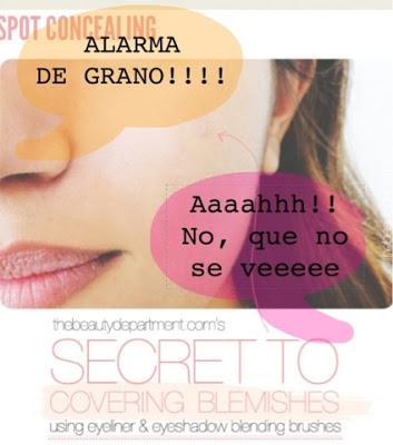 Tip para tapar granos y poder ir a trabajar