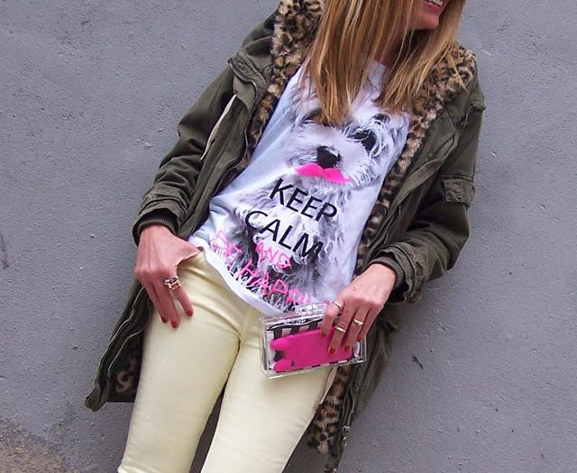 Jeans en Colores + Stilletos Rosa Chicle