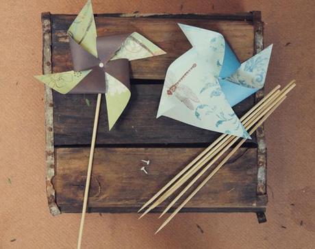 M Studio windmill4 Molinos de Papel Pretty {DIY}