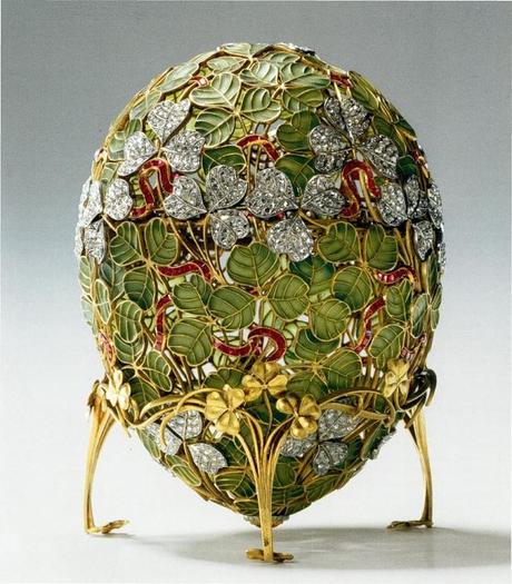 Huvo Fabergé: The Clover Leaf Egg 1902
