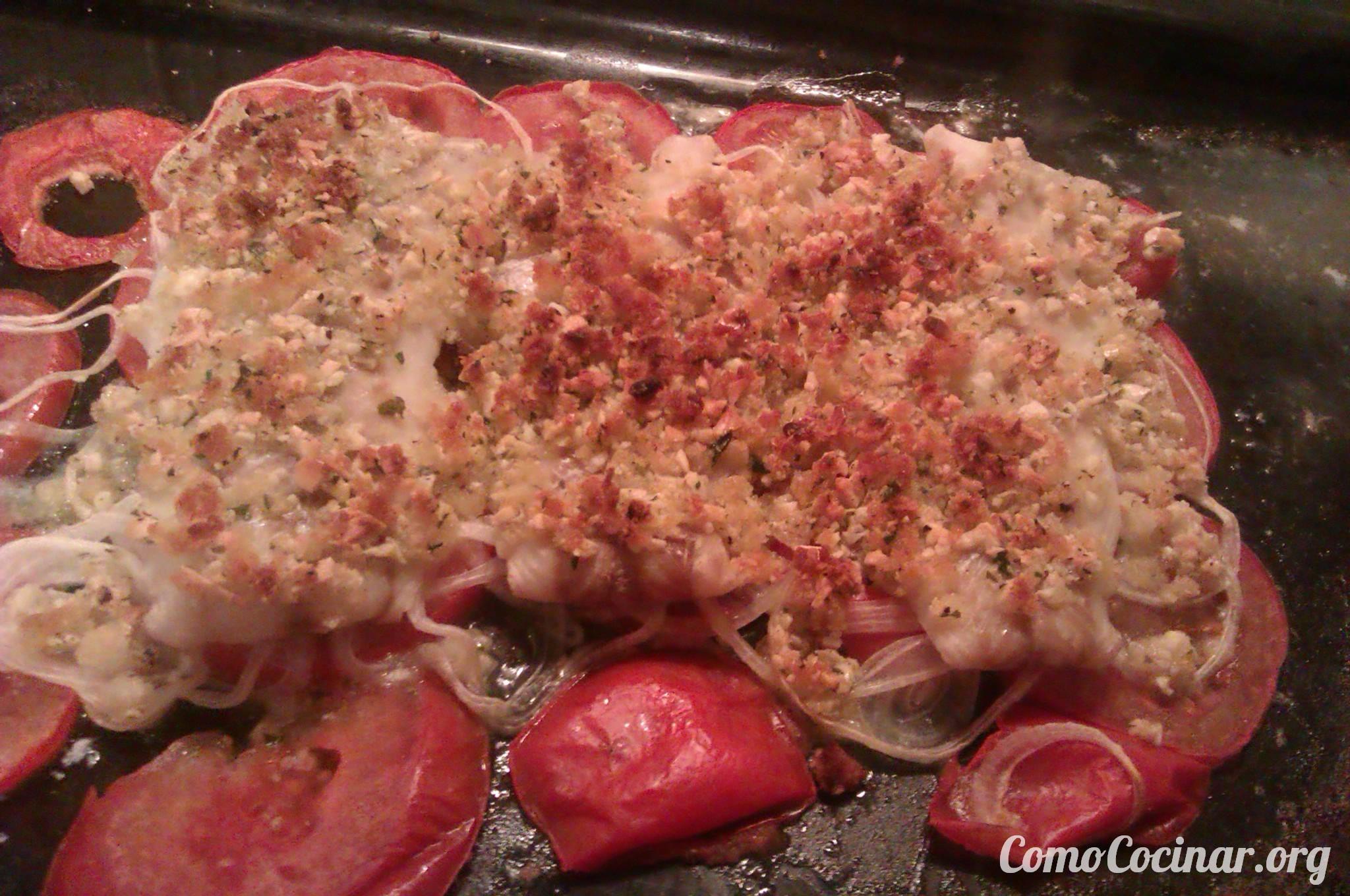 Paso a paso abadejo al horno con almendras