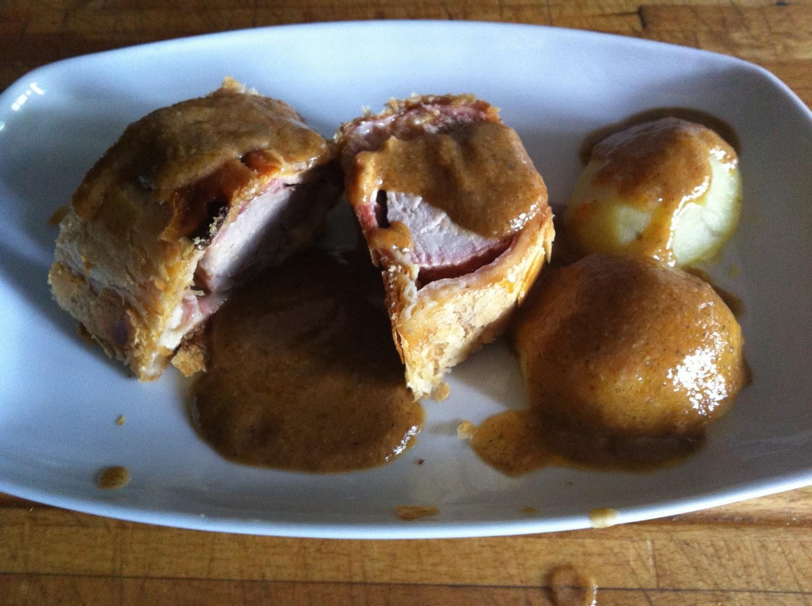 Solomillo hojaldrado con sorpresa