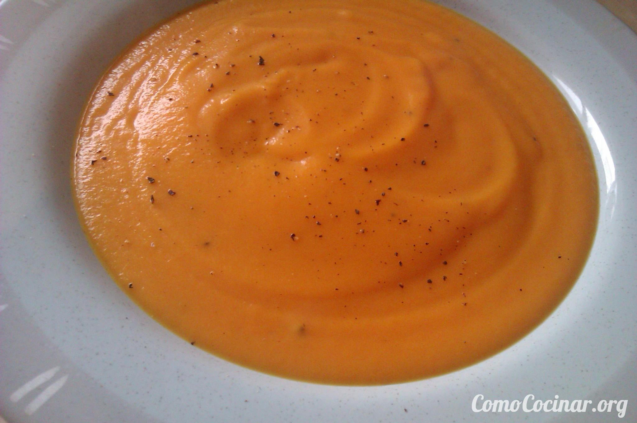 Paso a paso puré de zanahoria