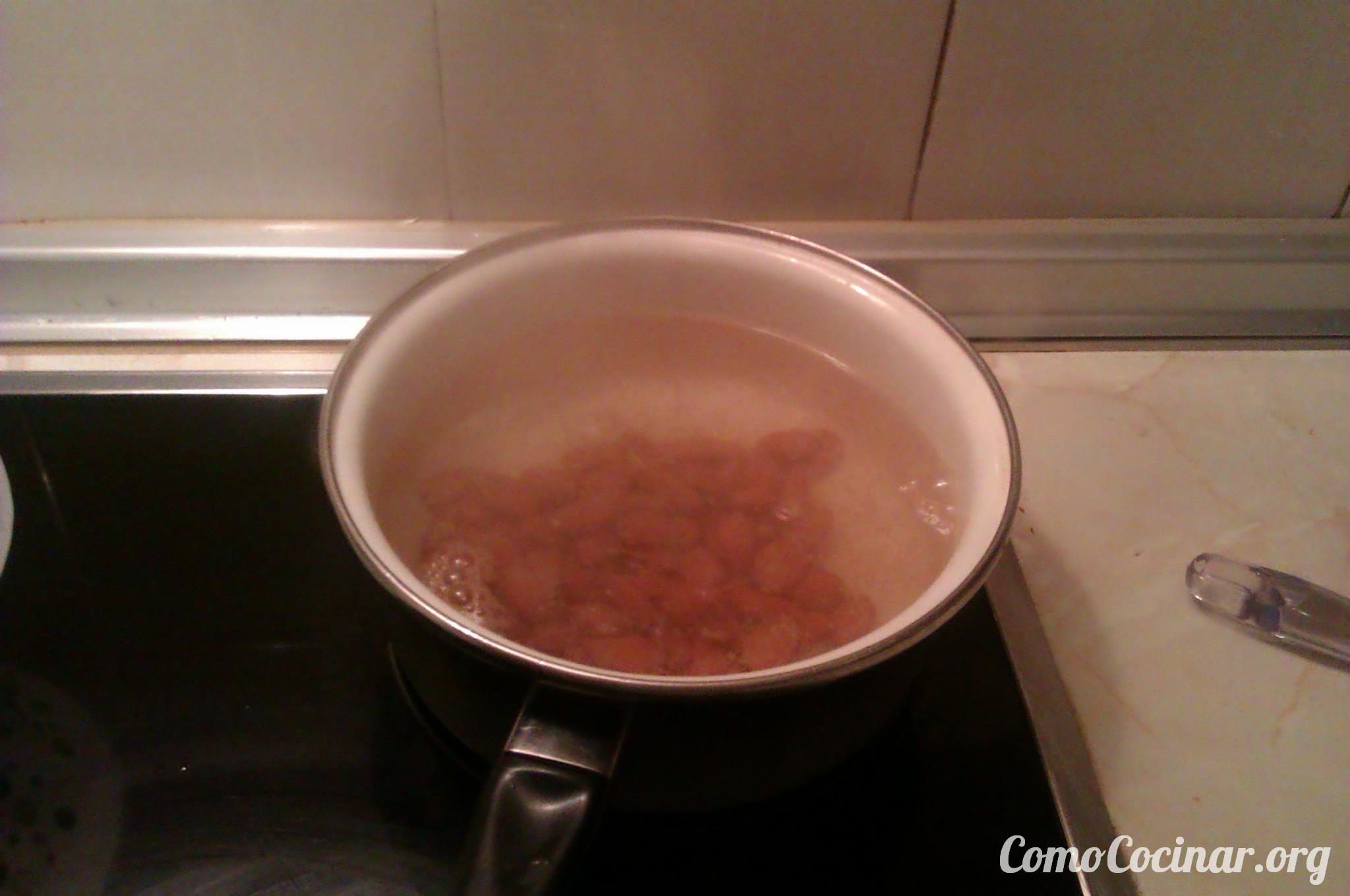 Paso a paso pollo con salsa de almendras