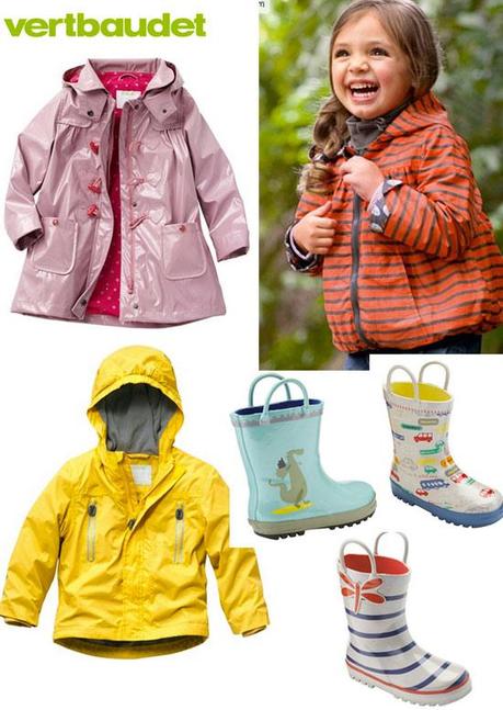 Impermeables y botas de agua para niños impermeables-vertbaudet