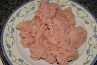 Albondigas de Pollo en Salsa de Pimientos verdes