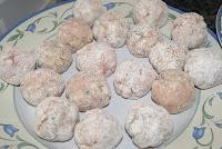 Albondigas de Pollo en Salsa de Pimientos verdes