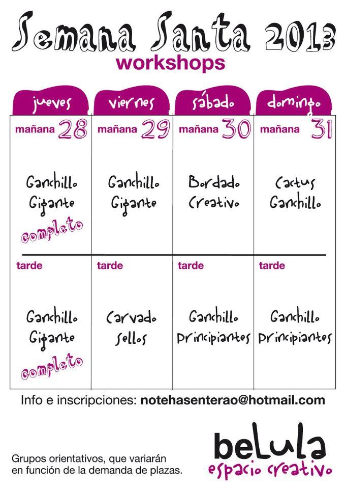 Workshops Belula Semana Santa