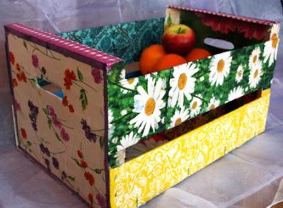 Decora tu casa reciclando cajas de fruta