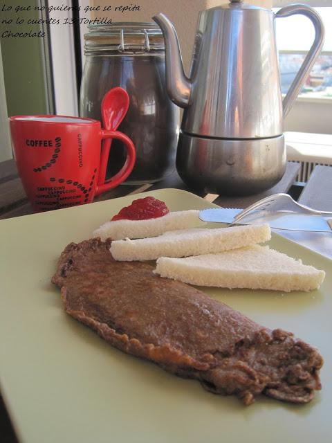 Tortilla al chocolate