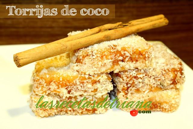 Torrijas de coco