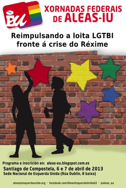 ALEAS-IU celebra sus jornadas federales anuales en Santiago de Compostela con el objetivo de contribuir a reimpulsar la lucha LGTBI frente a la crisis capitalista