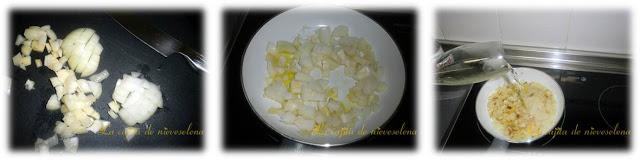 Torcetti con gambones y salsa de azafrán