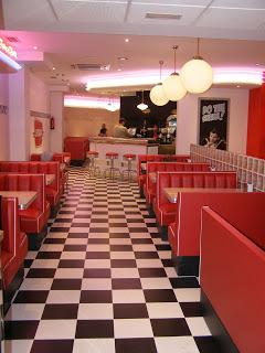 Almorzando en Urban diner