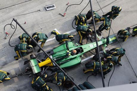Giedo van der Garde, Caterham, Sepang, 2013
