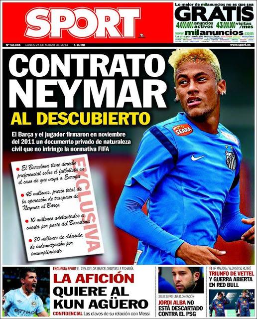 Los contratos del diario Sport