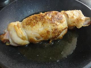 Pollo Asado Relleno de Mazapán