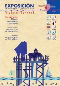 Exposición de Violeta Monreal . Librería Gil.