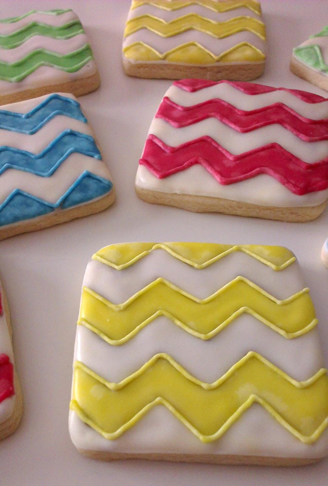 ♥ Chevron cookies