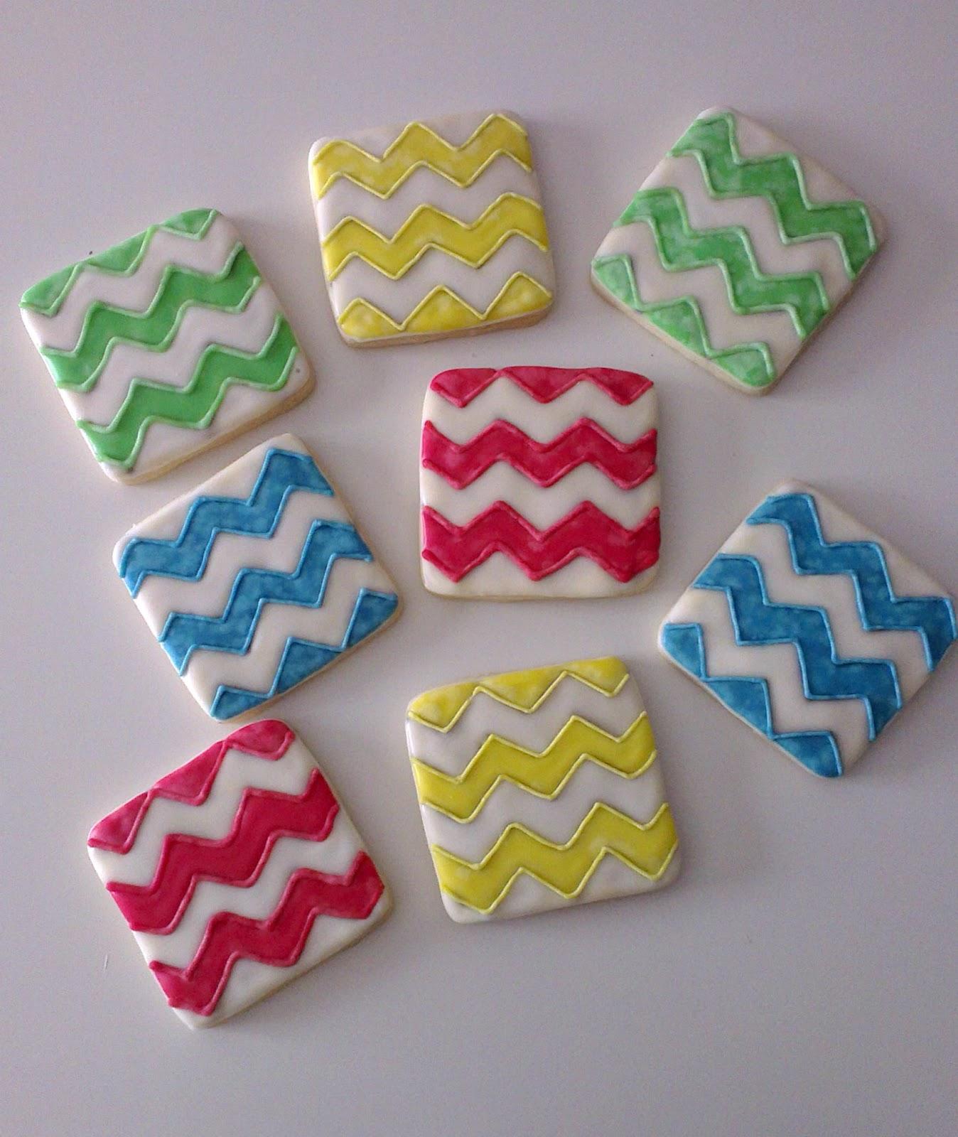 ♥ Chevron cookies