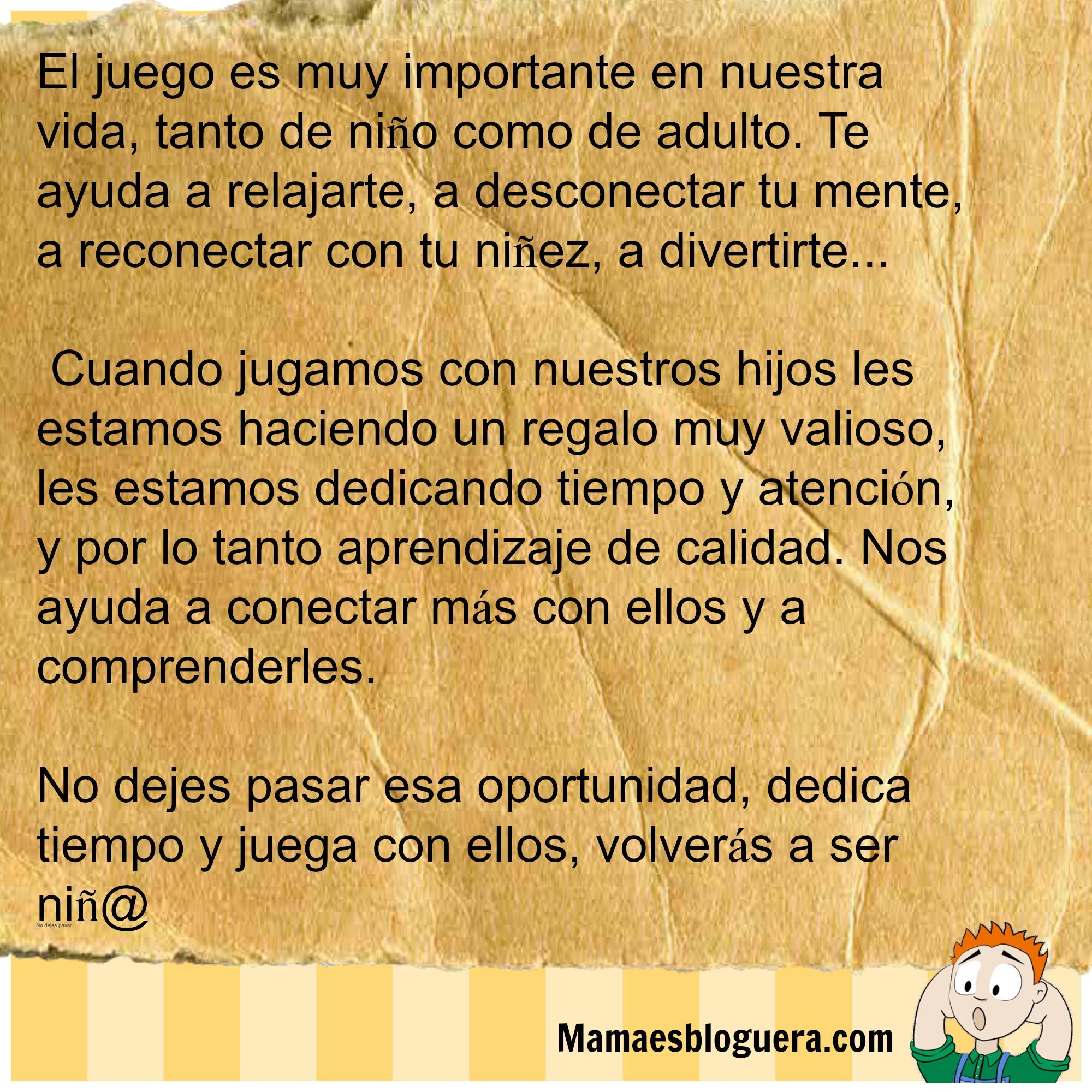 La importancia del juego