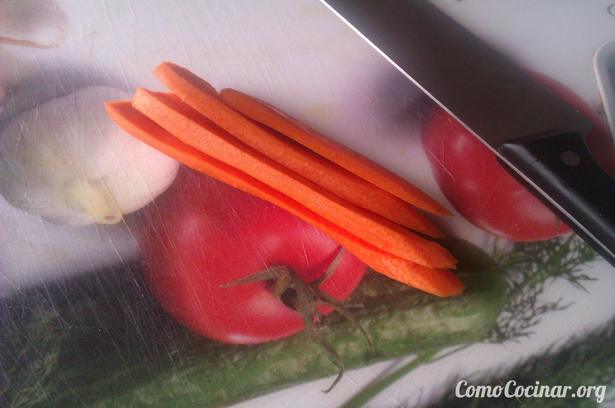 Paso a paso ensalada de arroz