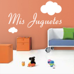 Vinilos decorativos infantiles mis juguetes