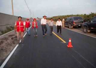 En Huaura: REHABILITACION DE CARRETERA LA VILLA – EL AHORCADO EN SU ETAPA FINAL… Proyecto Tiene Una Inversión De Un Millón 219 Mil Soles