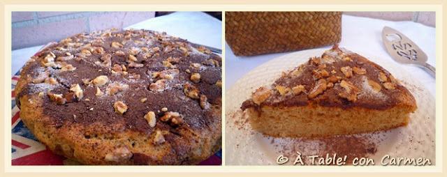 Bizcocho con Chocolate y Nueces