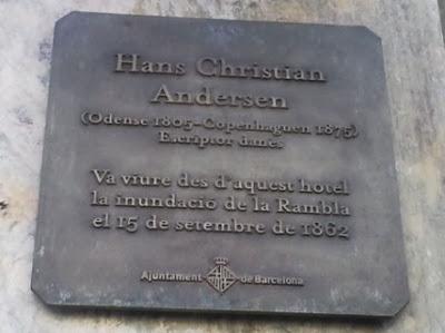 Hans Christian Andersen y su estancia en Barcelona