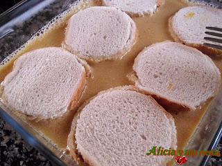 TORRIJAS DE NARANJA Y CARAMELO