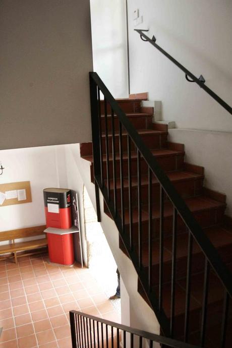 Escalera del Juzgado de lo Social número 3 de Talavera. Manu Reino