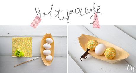 huevos decorados para Pascua