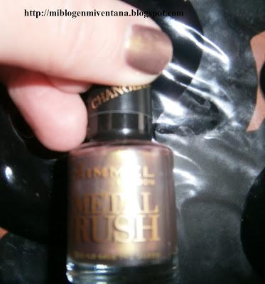 Mi opinión: Metal Rush by Rimmel London.