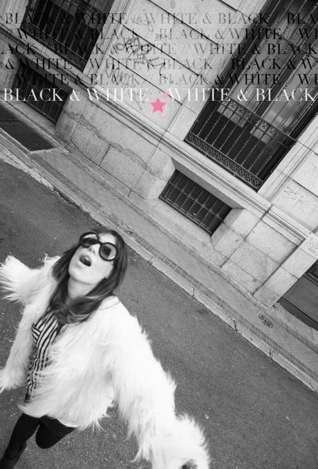 black & white, white & black...