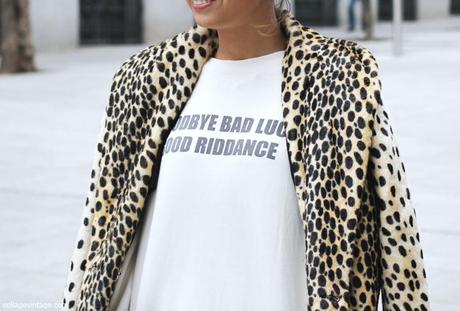Leopard Coat & Sweatshirt