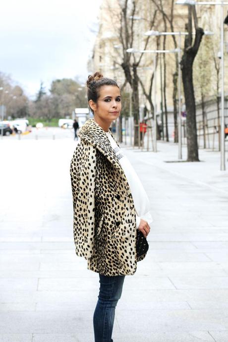 Leopard Coat & Sweatshirt