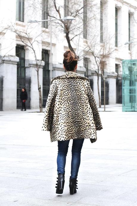 Leopard Coat & Sweatshirt