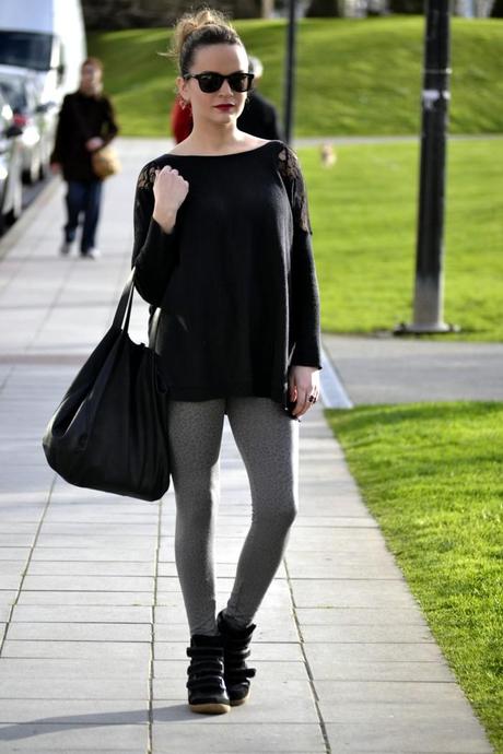 Outfit Low Cost: Black Lace