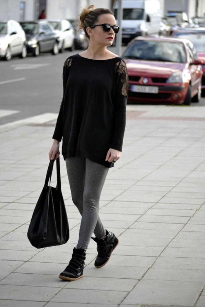 Outfit Low Cost: Black Lace