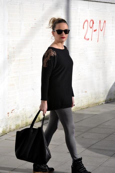 Outfit Low Cost: Black Lace