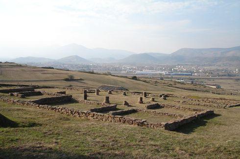 restos de la casa romana de los morillos en juliobriga