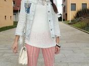 Stripes Orange White