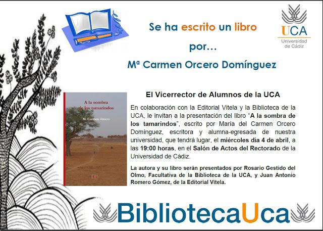 A la sombra de los tamarindos: presentación en Cádiz