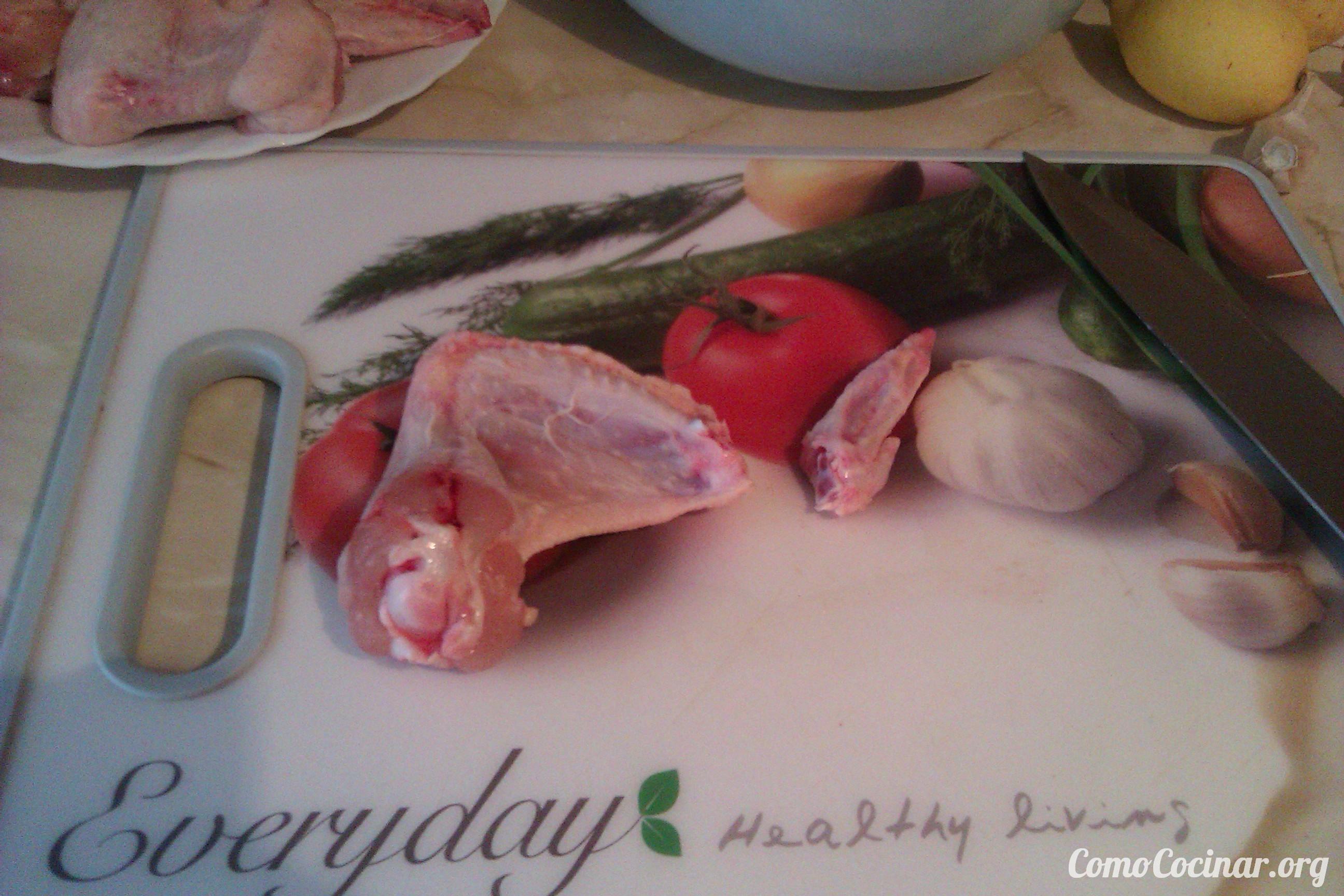 Paso a paso alitas al limón