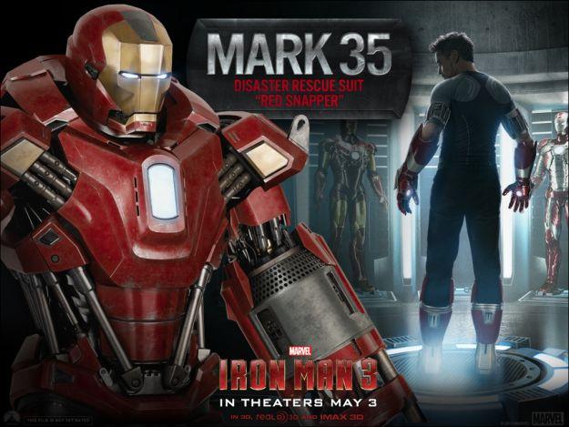 Más armaduras de 'Iron Man 3'